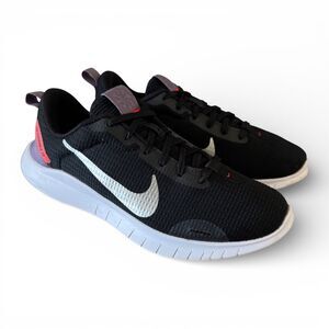 Nike Flex Experience 12 Women's Size 7 Black White Running Shoes Sneakers DV0746